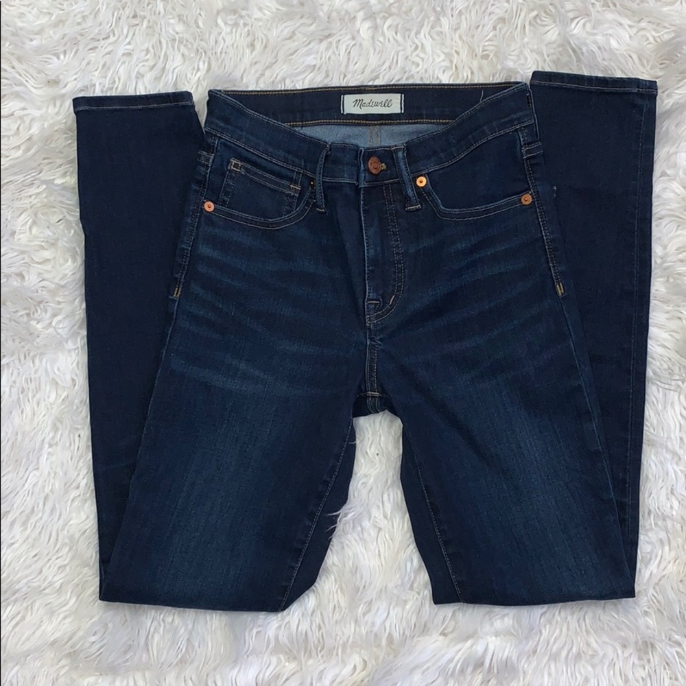 Madewell 9" Mid-Rise Skinny Jeans in Larkspur Wash - Picture 3 of 5